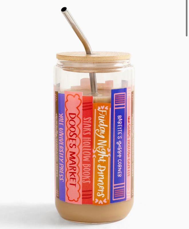 Stars Hollow Books Glass Cup (20oz)