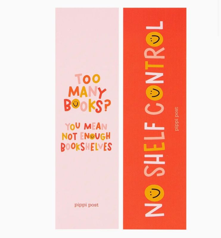 Too Many Books Bookmark