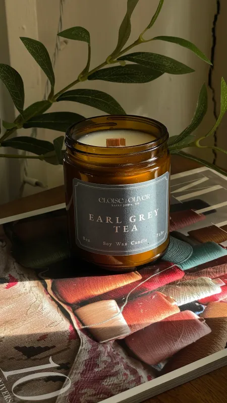 Earl Grey Tea (8oz Soy Candle)