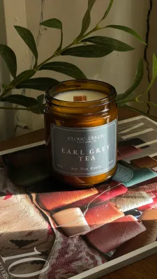 Earl Grey Tea (8oz Soy Candle)