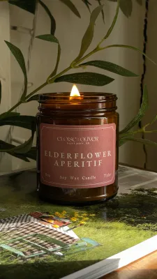 Elderflower Aperitif (8oz Soy Candle)