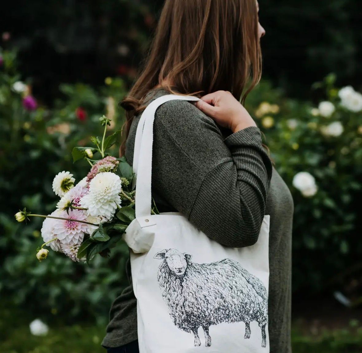 Sheep Reusable Tote Bag