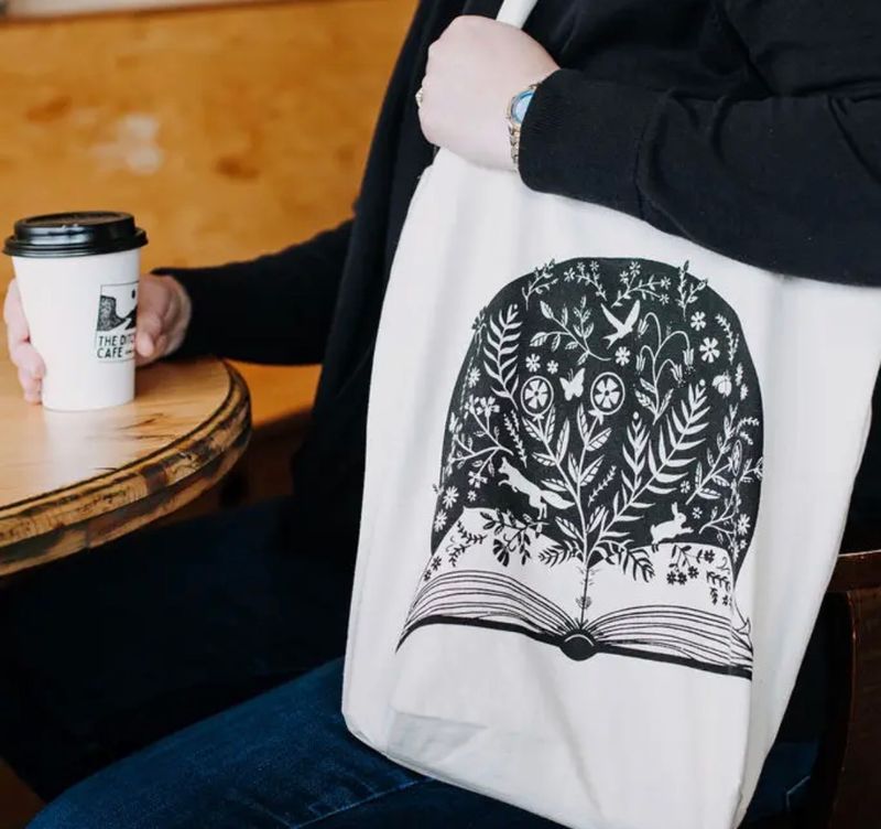 All About Books Reusable Tote Bag