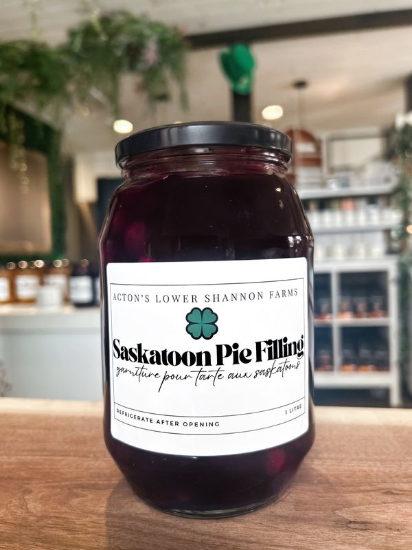 Saskatoon Pie Filling (1L)