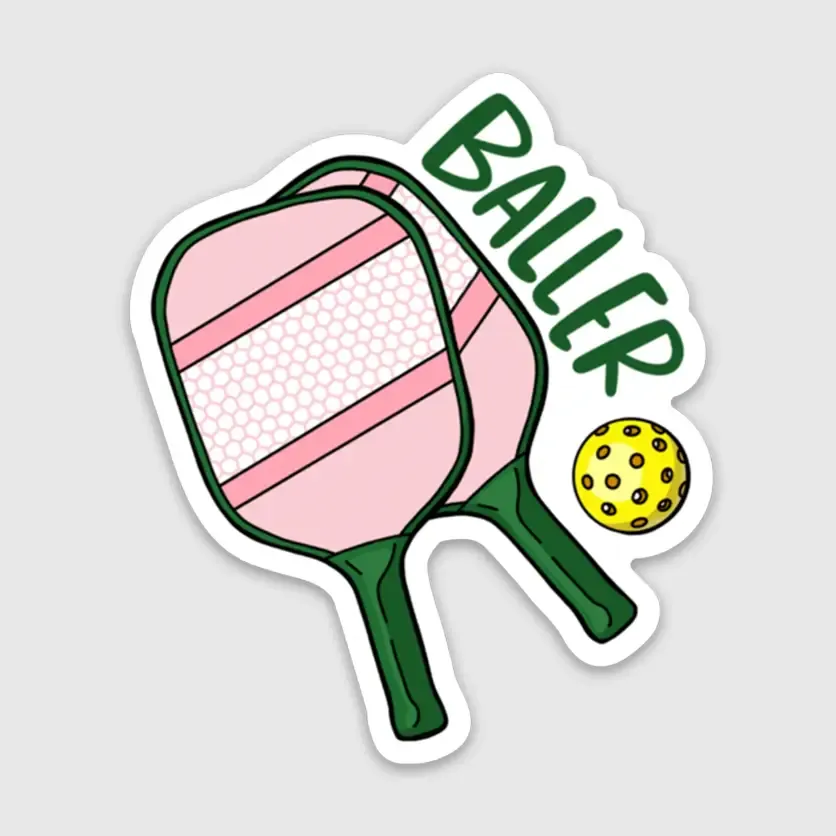 Pickleball Sticker