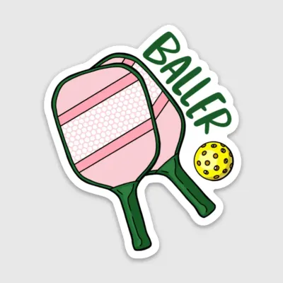 Pickleball Sticker