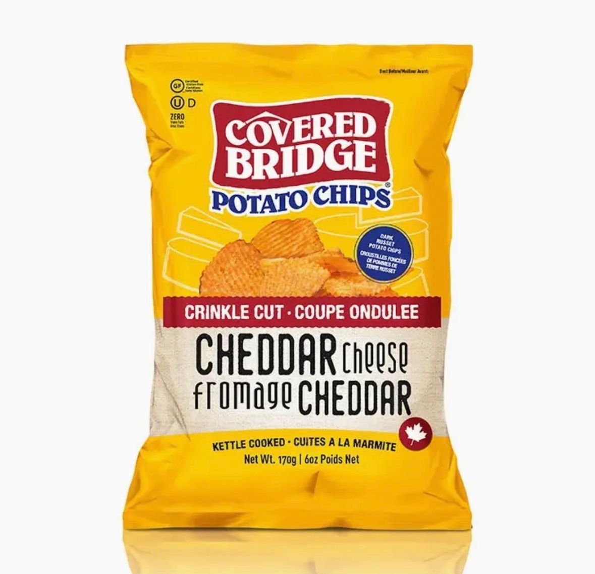 Cheddar Crinkle Cut Chips (170g)