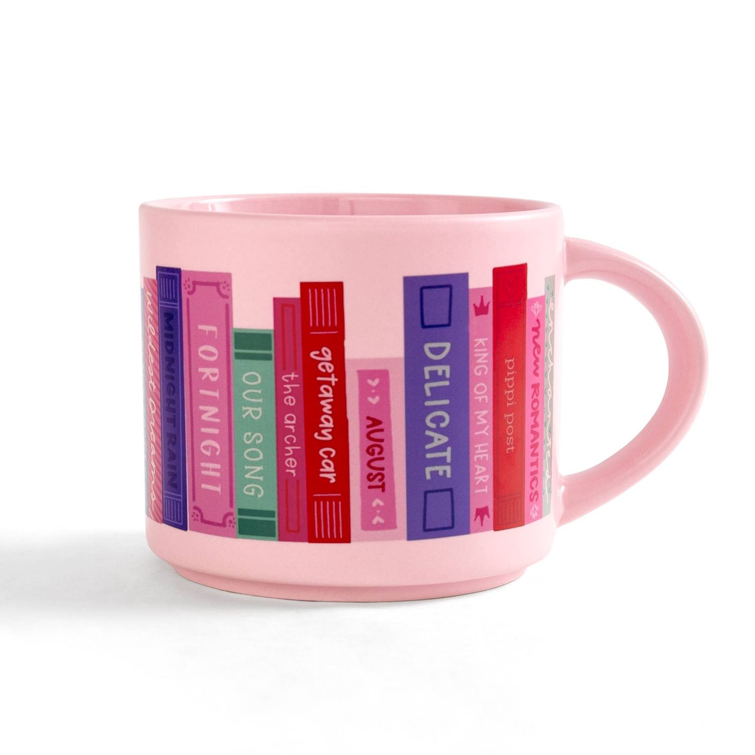 Book Tour Bookshelf Large Ceramic Mug