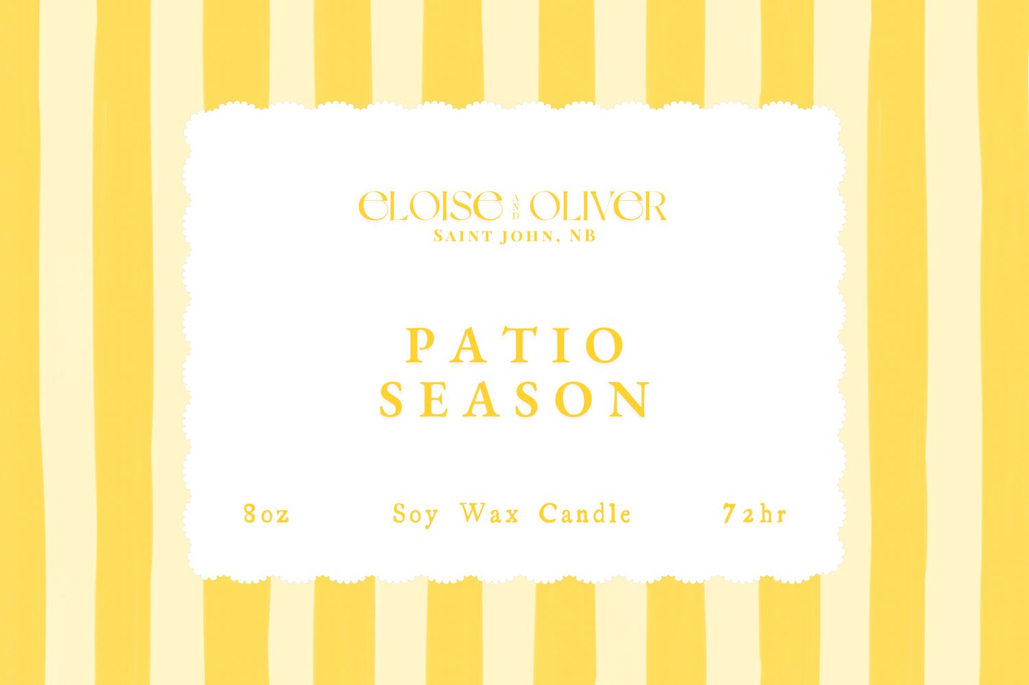 8oz Patio Season Candle