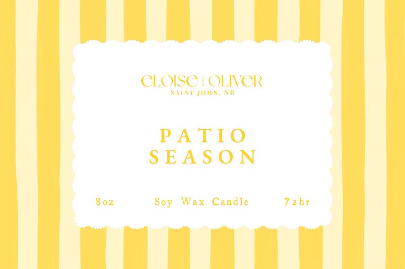8oz Patio Season Candle