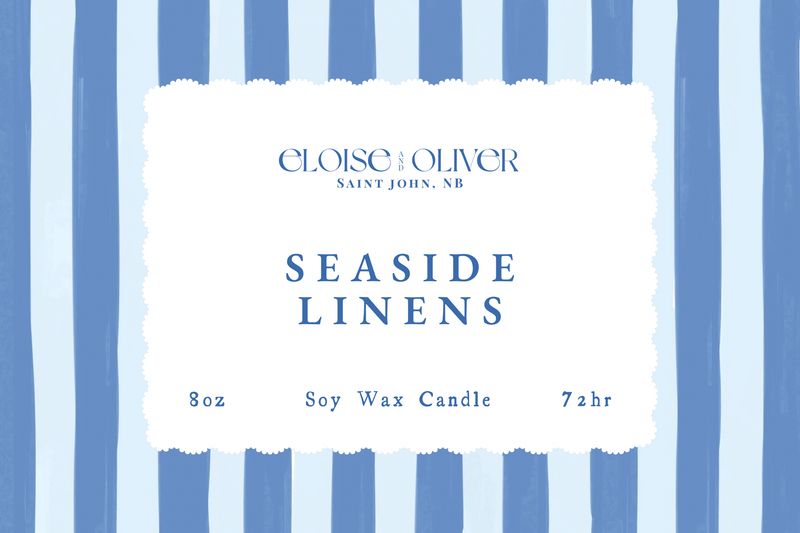 8oz Seaside Linens Candle