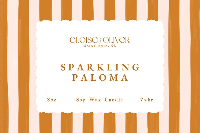 8oz Sparkling Paloma Candle