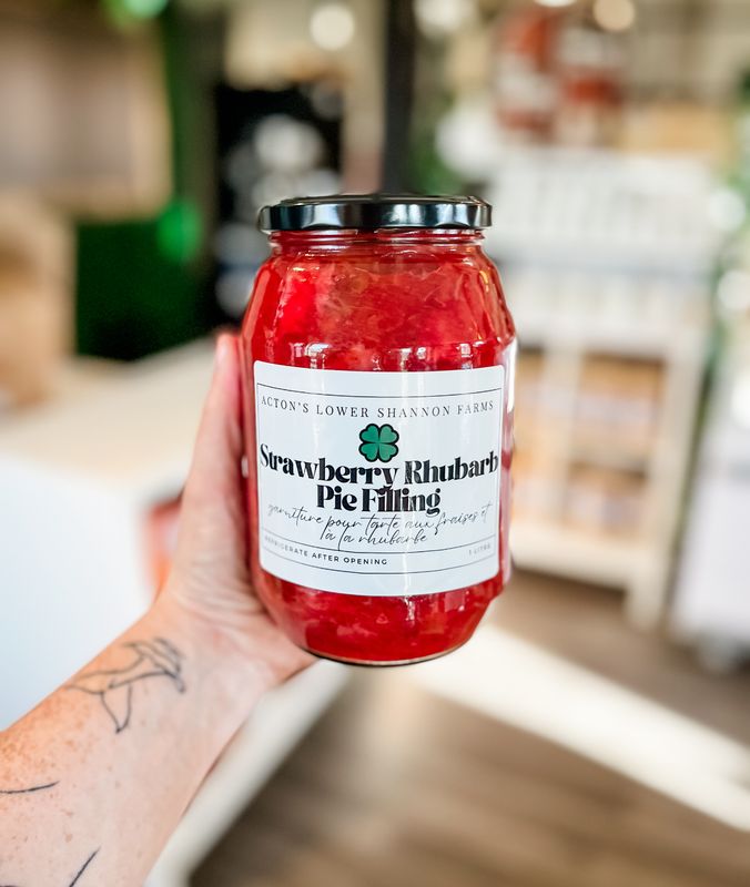 Strawberry Rhubarb Pie Filling (1L)
