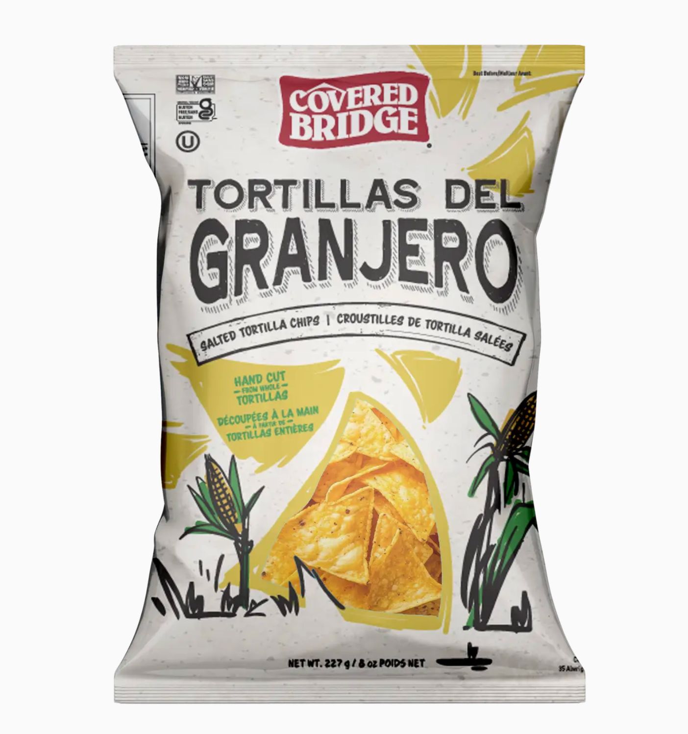 Salted Tortilla Chips (Tortillas Del Granjero) 227g