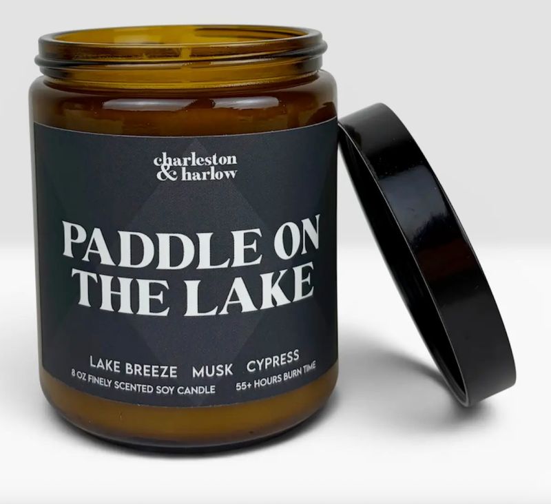 Paddle on the Lake 8oz Soy Wax Candle