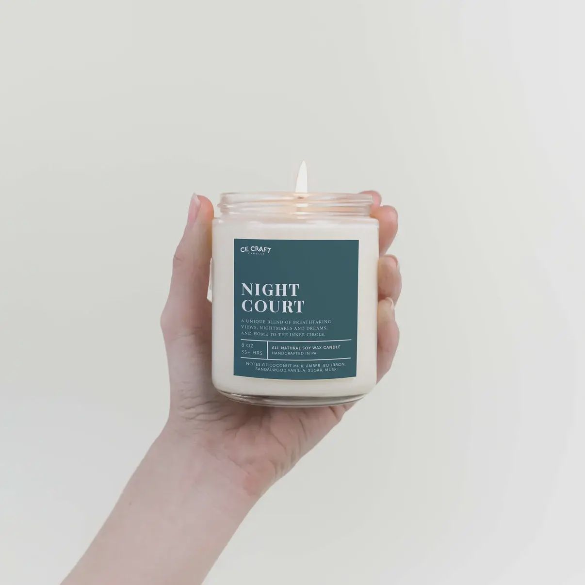 Night Court Scented Candle, Size: Standard