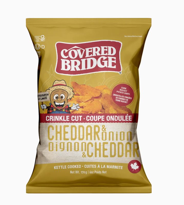 Cheddar &amp; Onion Crinkle Cut Chips (170g)