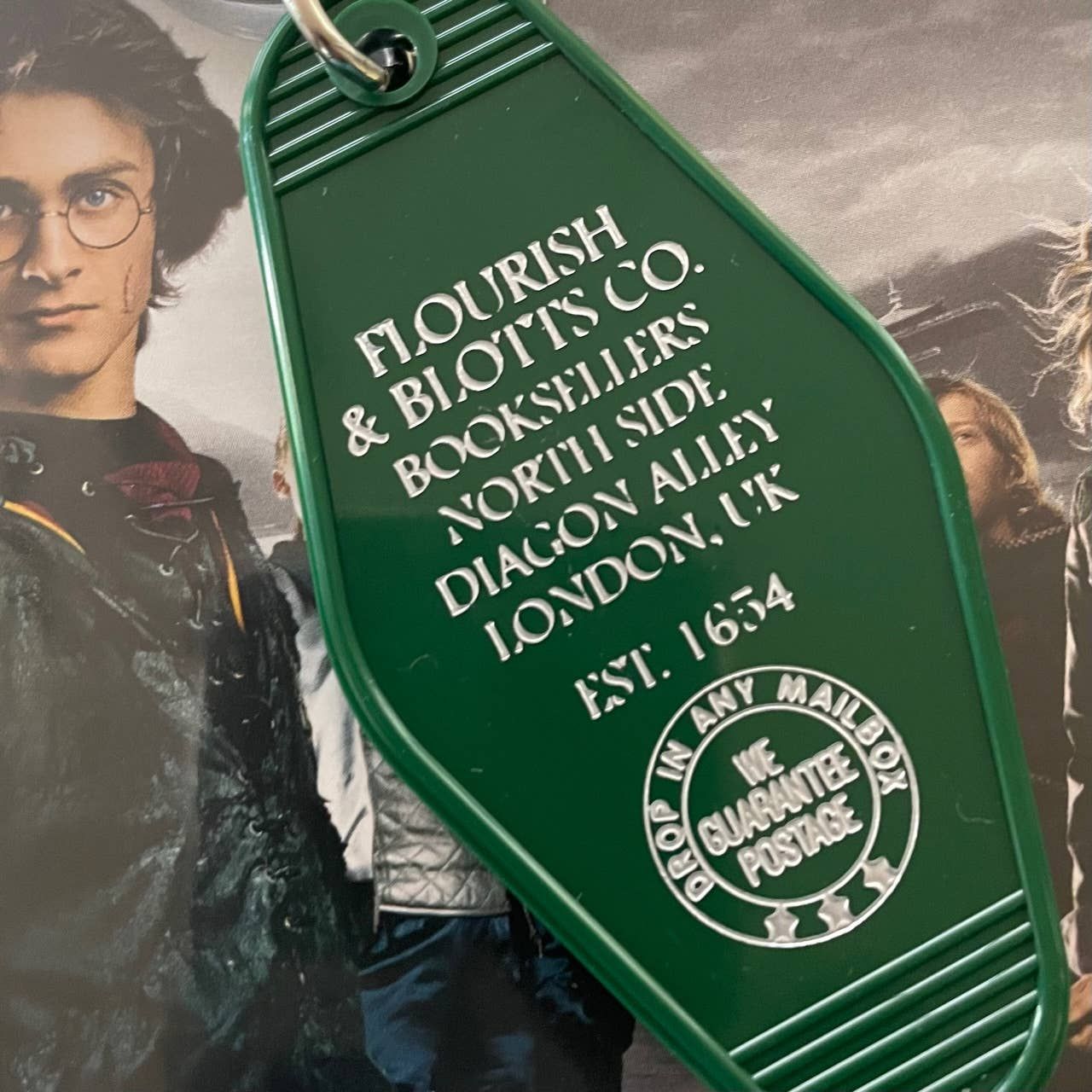 Motel Key Fob - Flourish &amp; Blotts (Harry Potter)