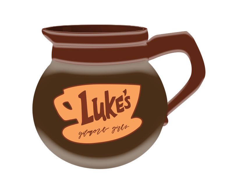 Gilmore Girls Luke's Coffee Pot Ceramic 3D Sculpted Mug