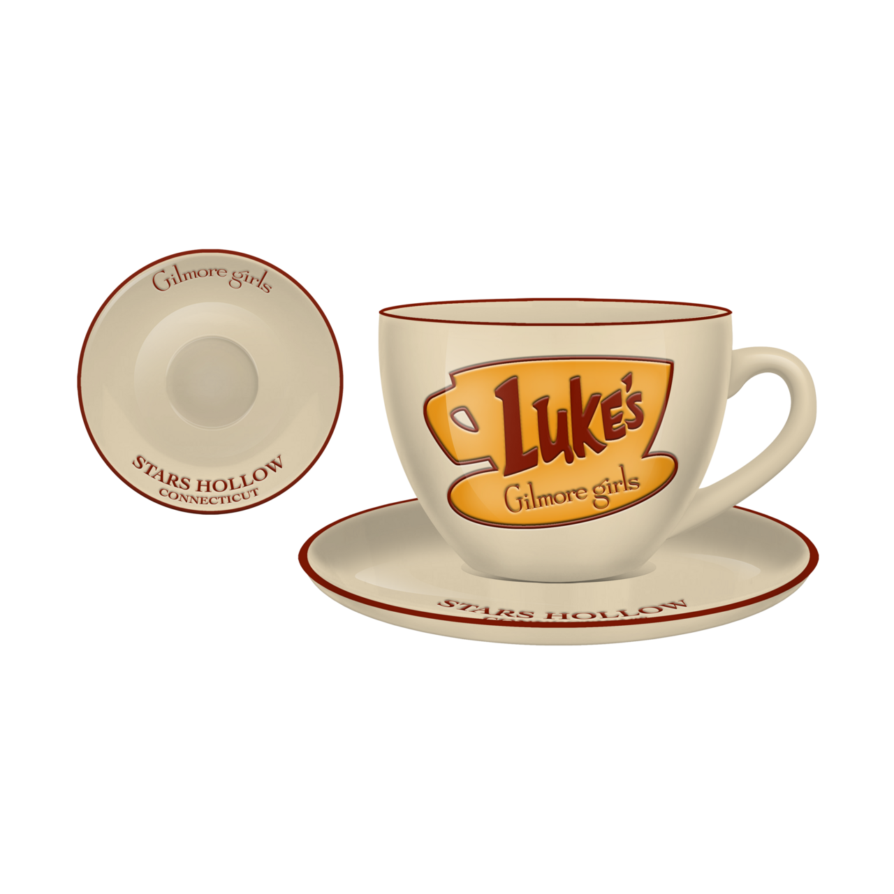 Gilmore Girls Lukes Logo 22oz Oversized Ceramic Teacup