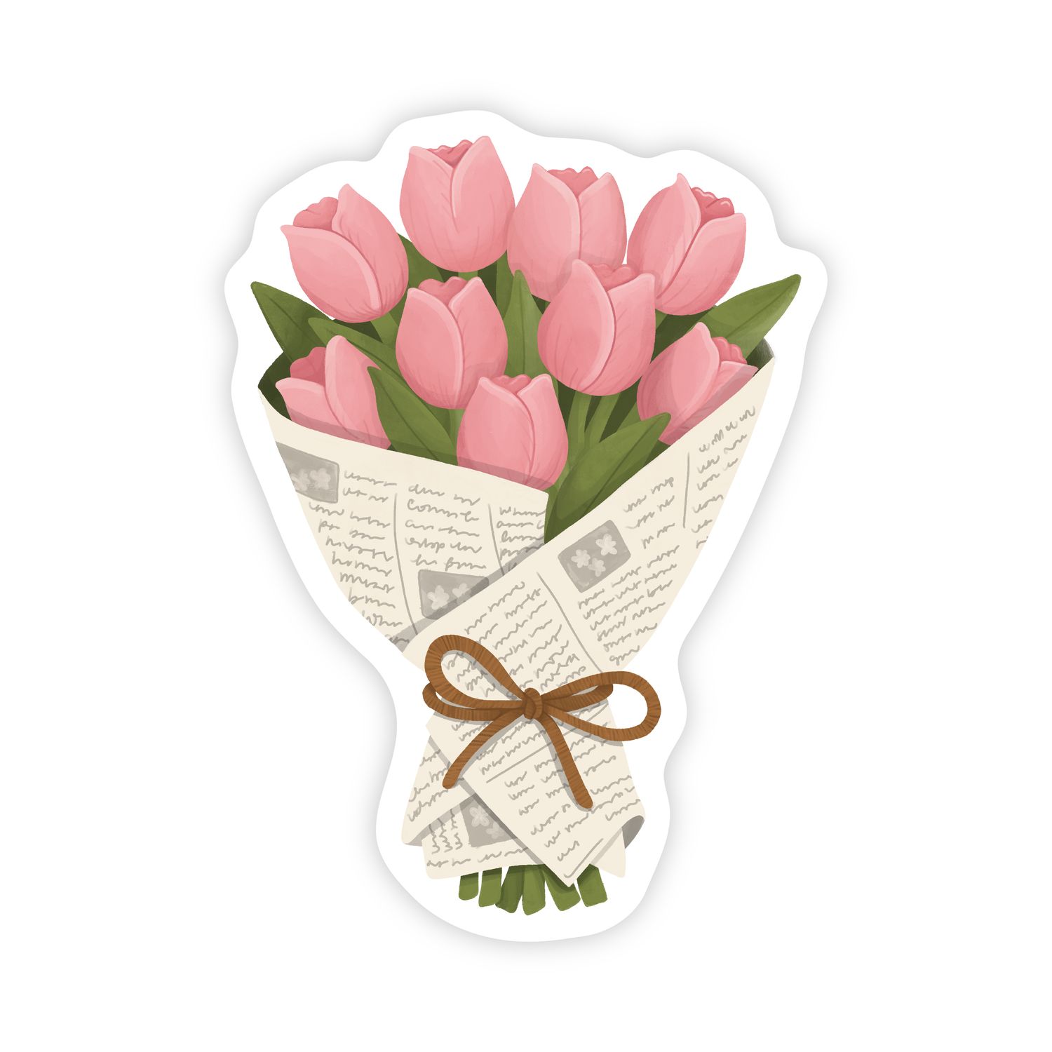 Fresh Tulips - Flower Market Vinyl Sticker