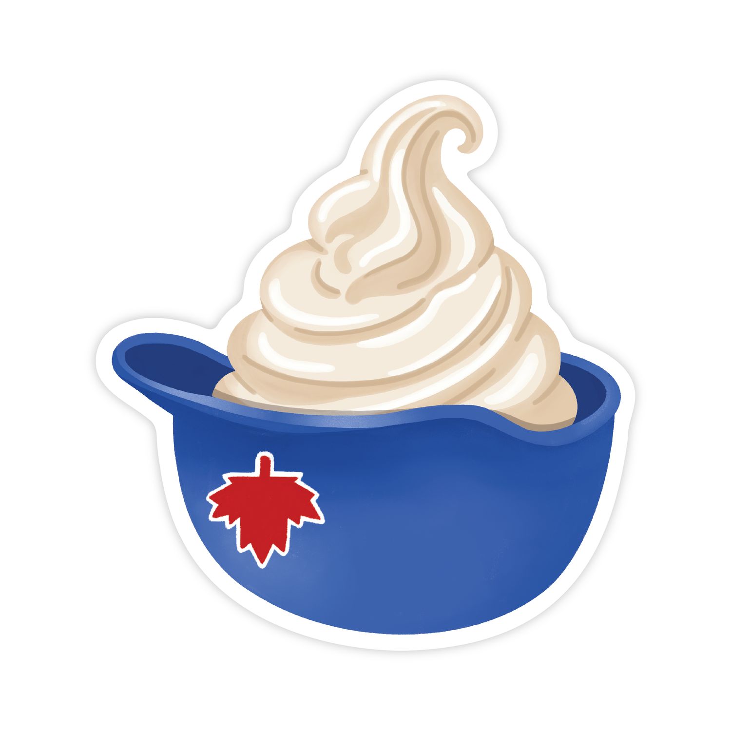 Baseball Ice Cream Helmet - Toronto Sports Vinyl Sticker