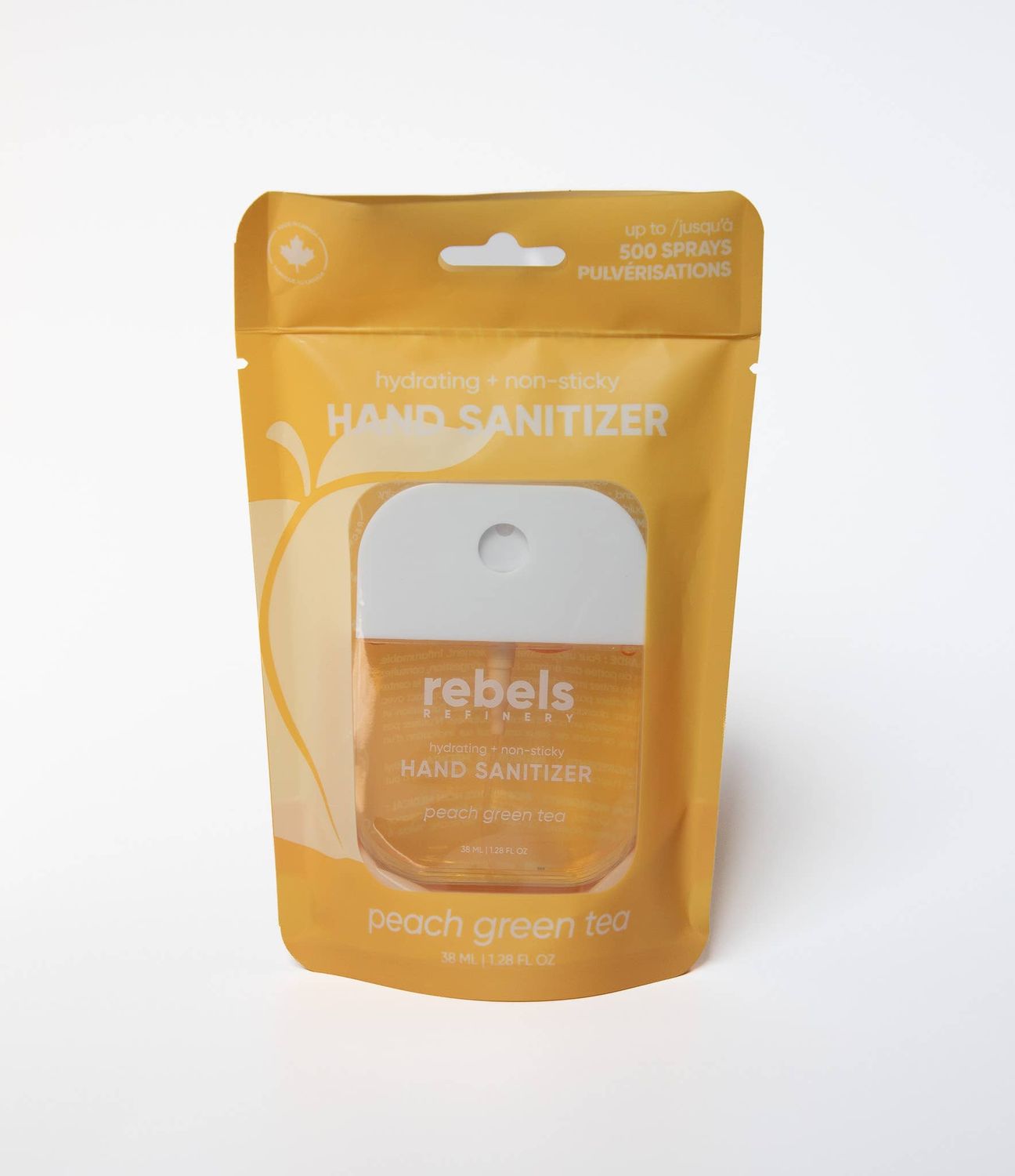 Peach Green Tea Pocket Hand Sanitizer