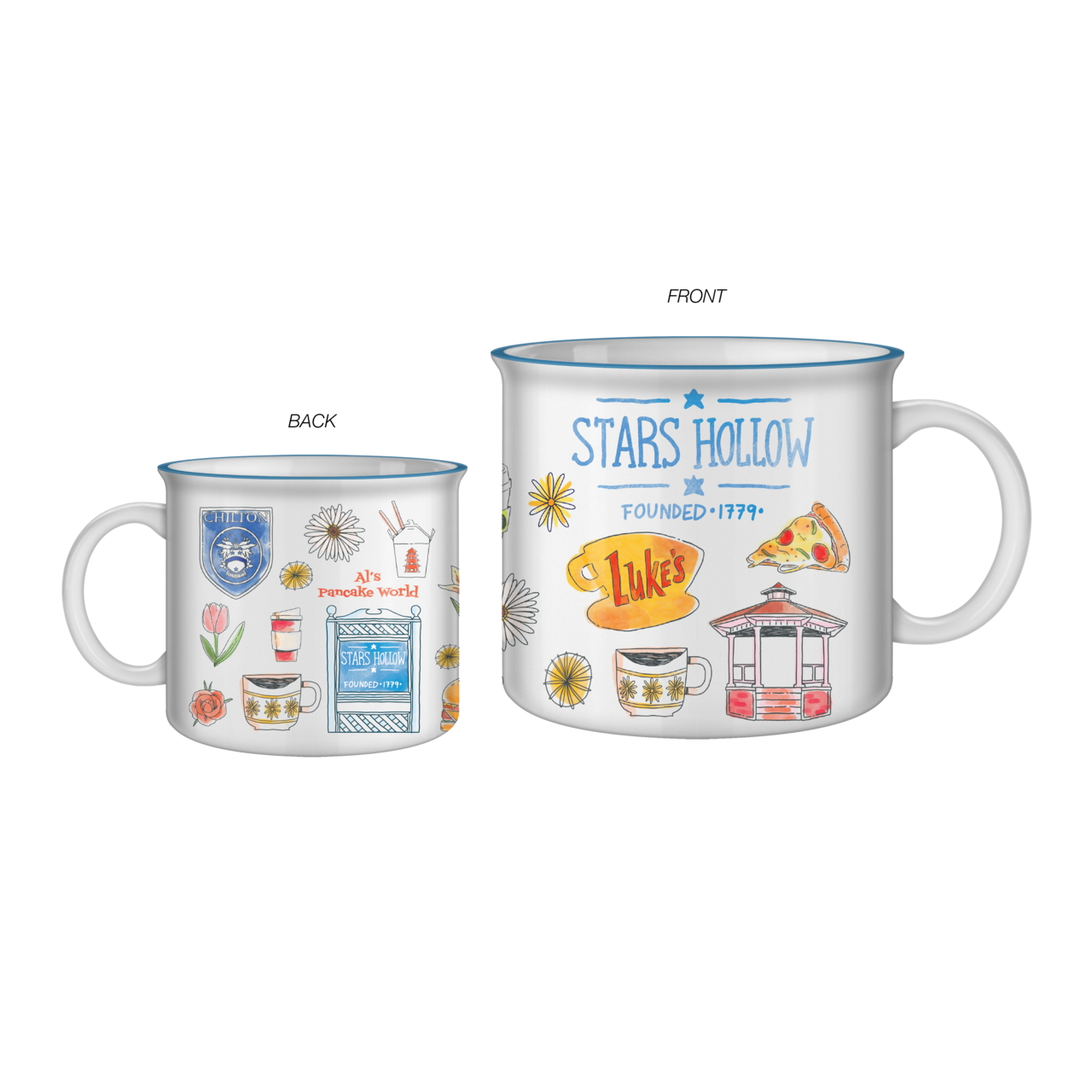 Gilmore Girls Stars Hallow 20oz Ceramic Camper Mug
