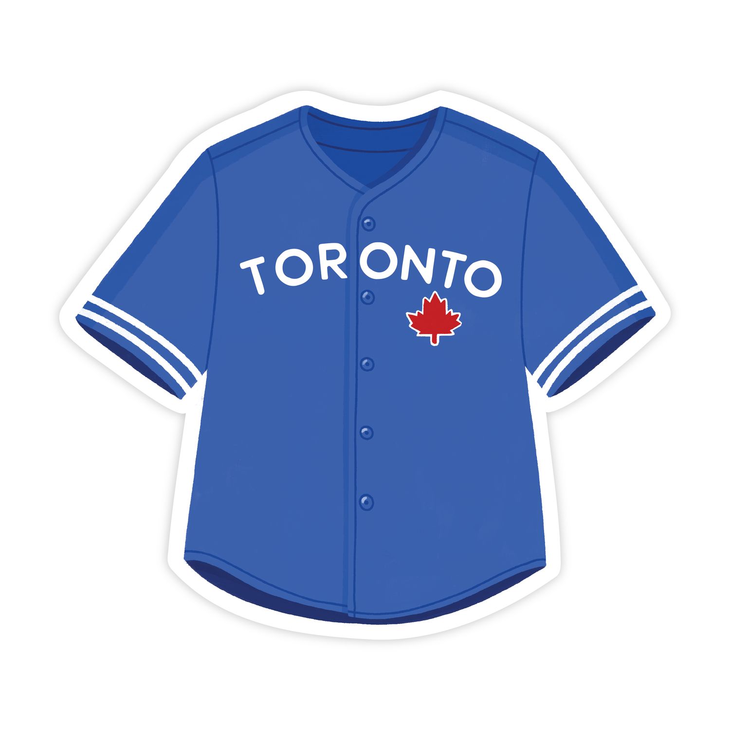 Baseball Jersey - Toronto Sports Vinyl Sticker
