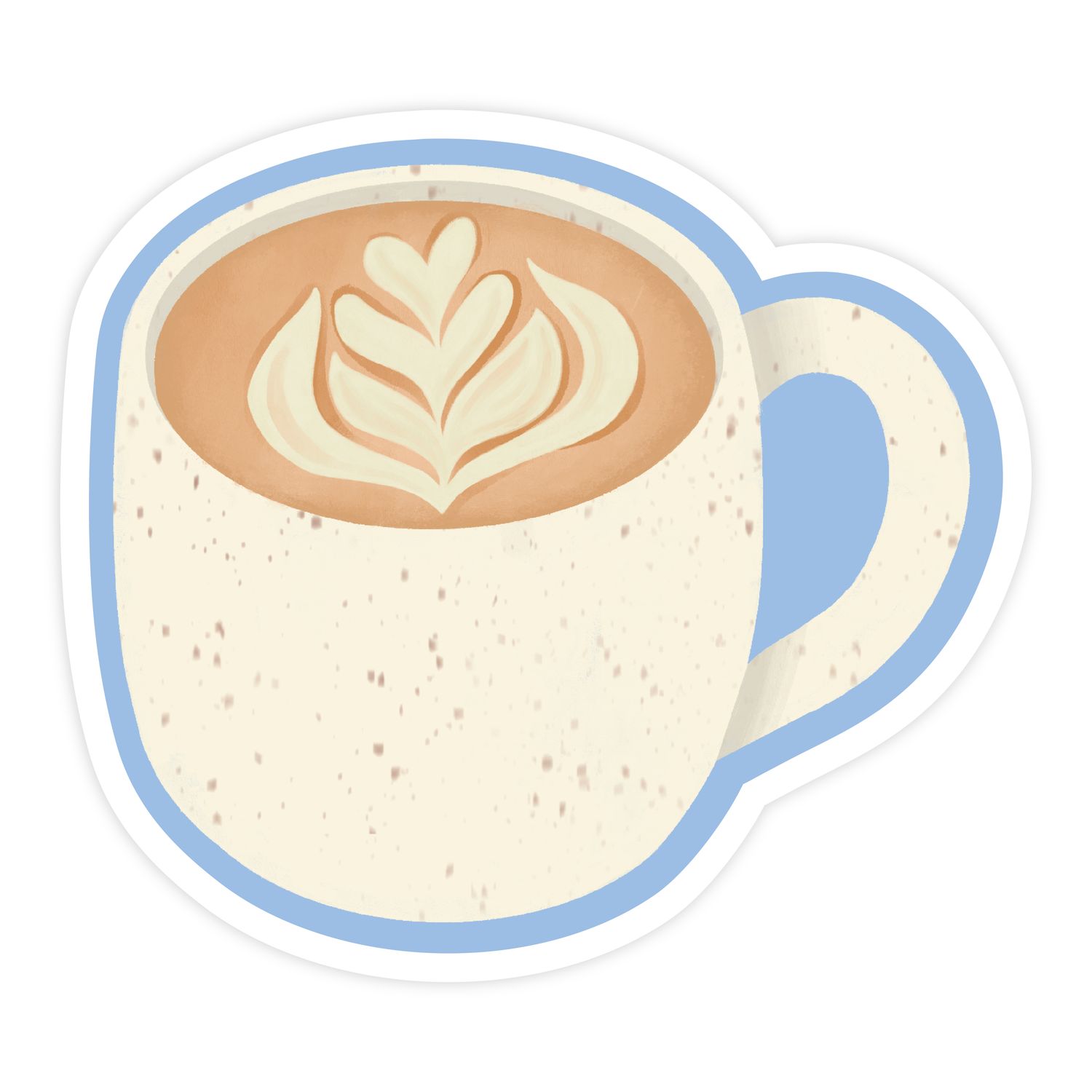 Coffee Latte - Mug Vinyl Sticker