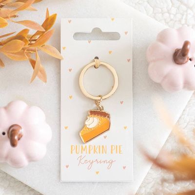 Pumpkin Pie Autumn Keyring