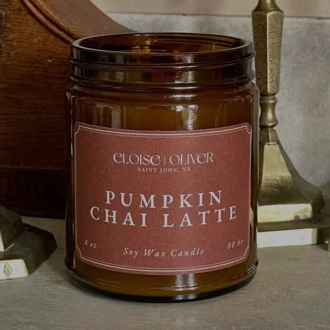 Pumpkin Chai Latte (8oz Soy Wax Candle)