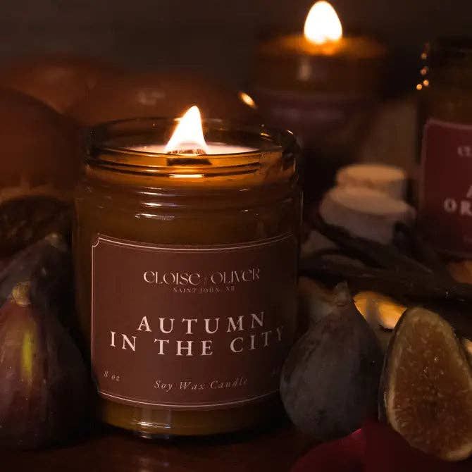 Autumn in the City (8oz Soy Wax Candle)