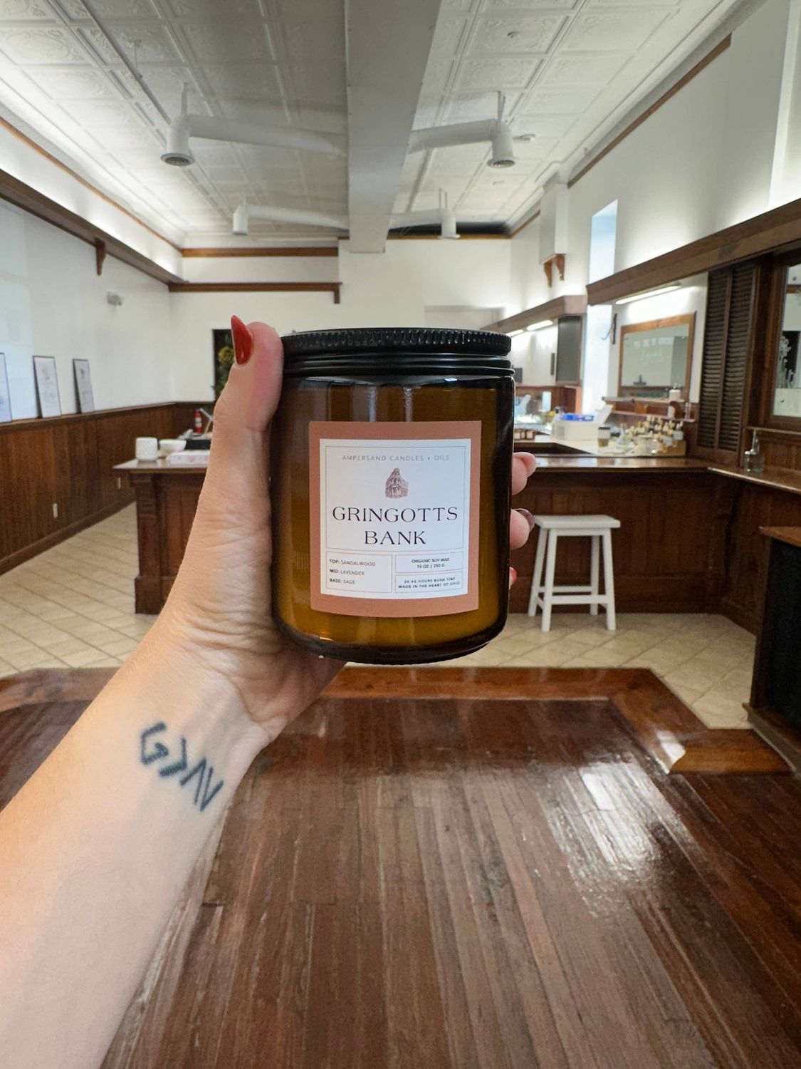 Gringotts Bank Candle - Harry Potter (Soy or Beeswax)