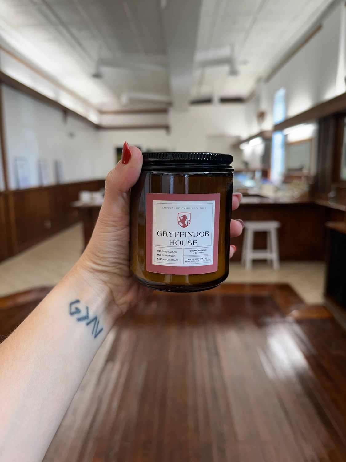 Gryffindor Candle - Harry Potter (Soy or Beeswax)