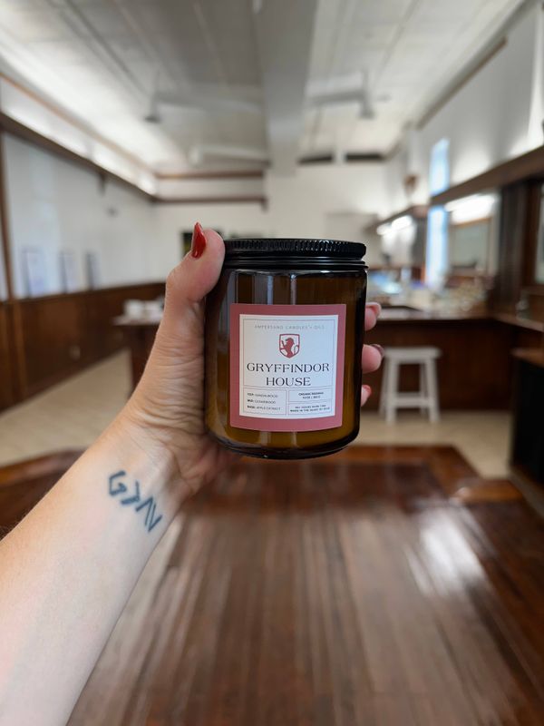 Gryffindor Candle - Harry Potter (Soy or Beeswax)