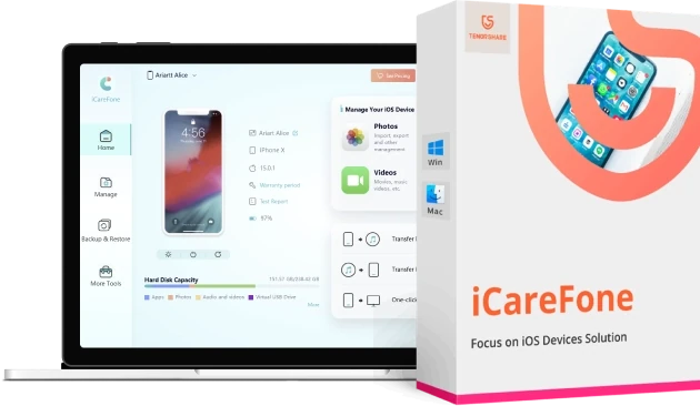 iCareFone - iOS Backup Tool - product key