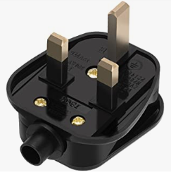 Fused UK Mains Plug 1 each