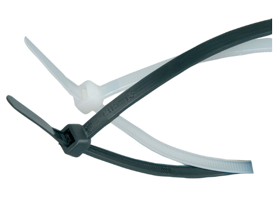 cable ties 3.6 x 140mm, black - bag of 100