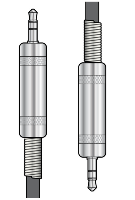 Classic Audio Leads 3.5mm TRS Jack Plug - 3.5mm TRS Jack Plug