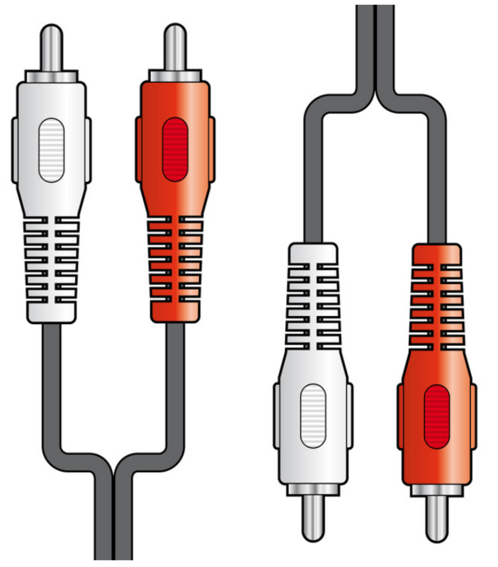 2 x RCA Plugs to 2 x RCA Plugs Leads 3.0m