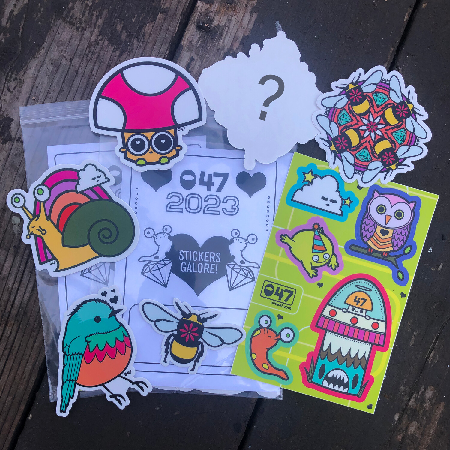 2023 olive47 sticker pack galore!