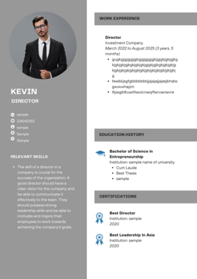 Professional Resume