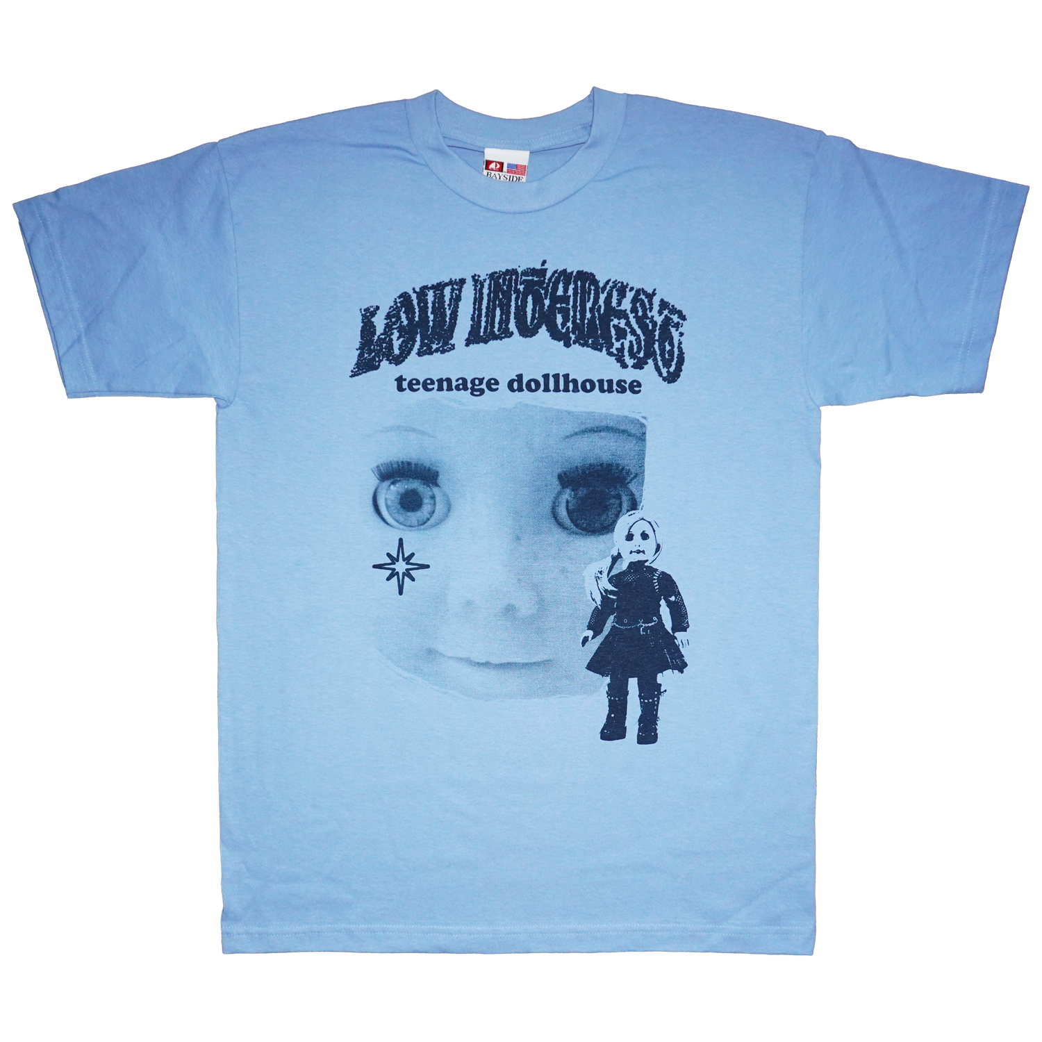 teenage dollhouse tee blue