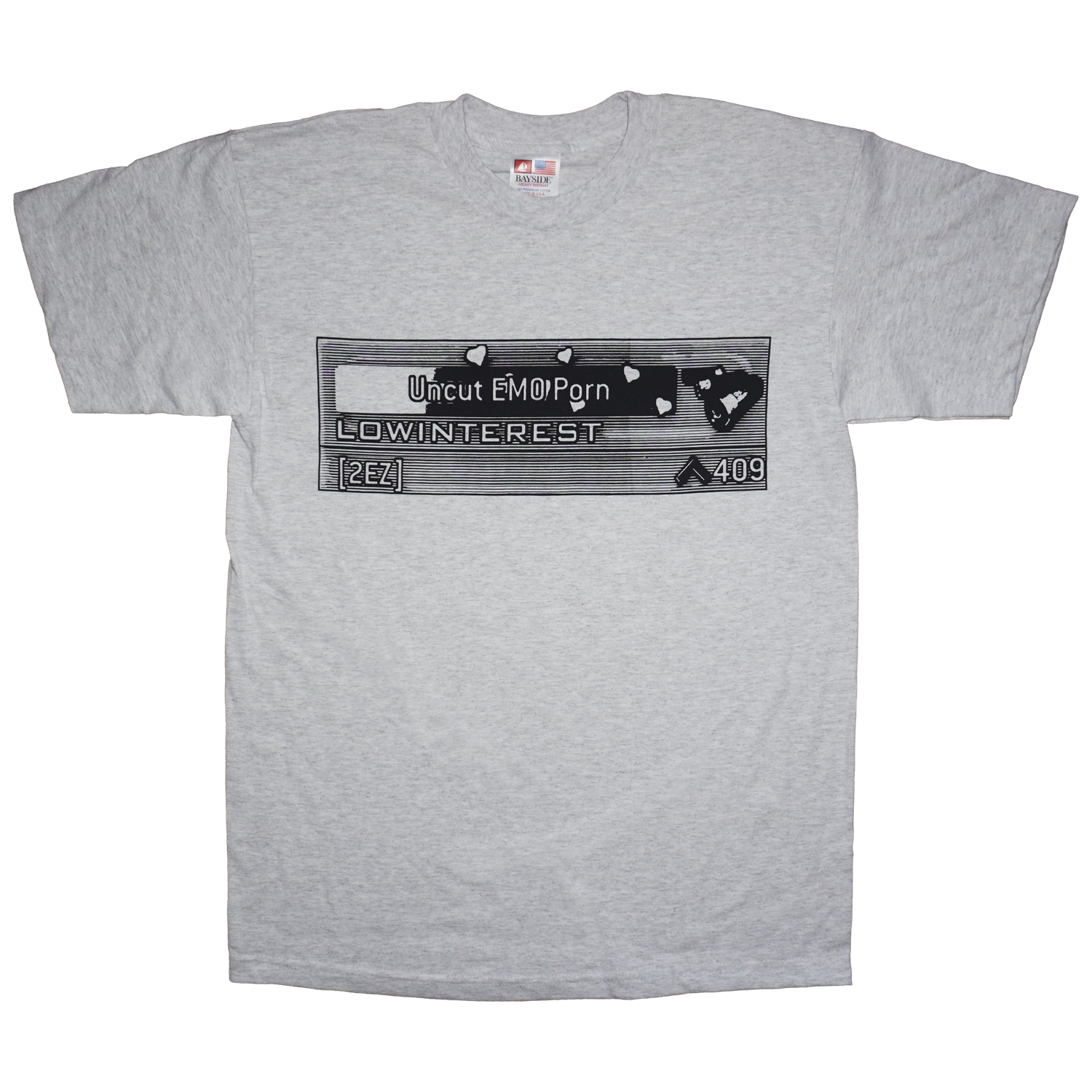 uncut emo tee ash