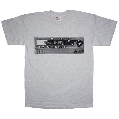 uncut emo tee ash