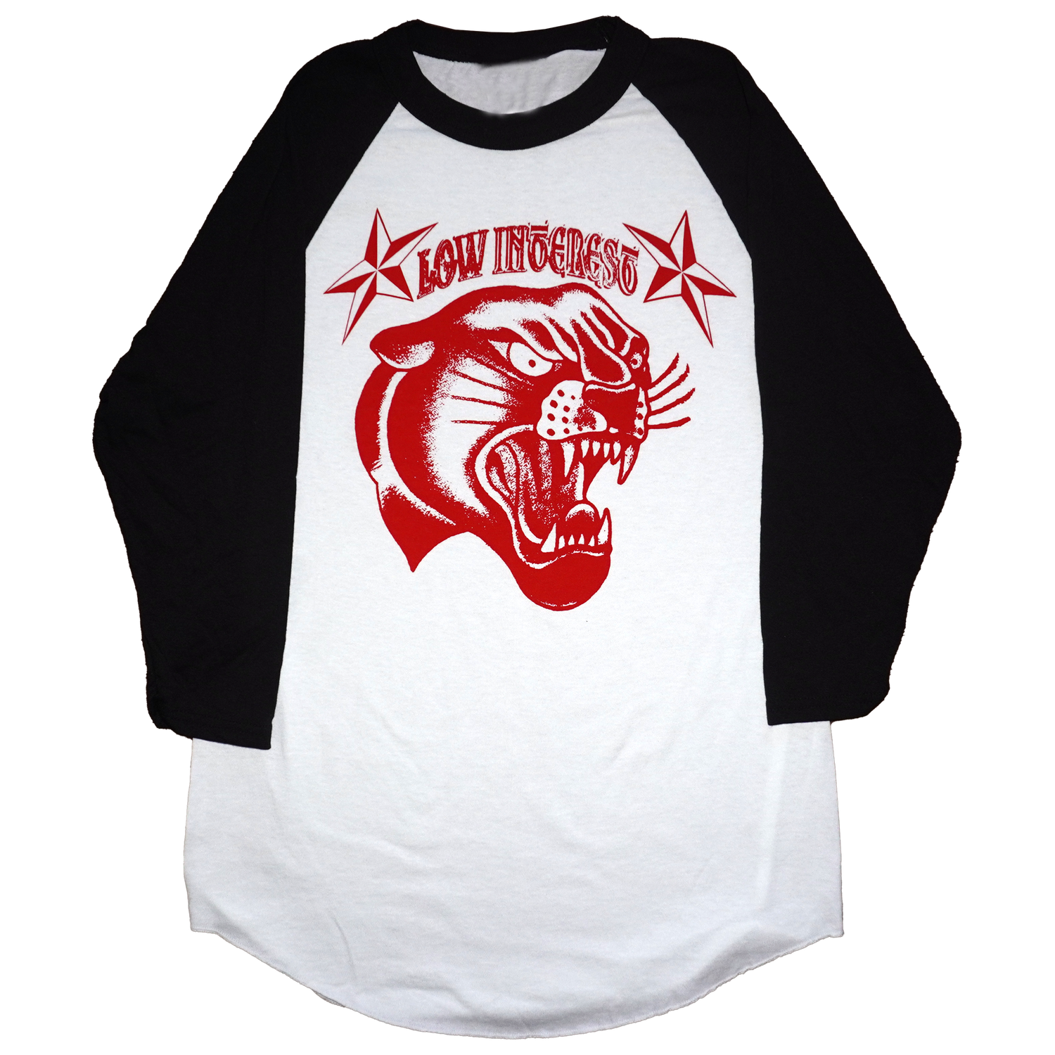 panther baseball tee black