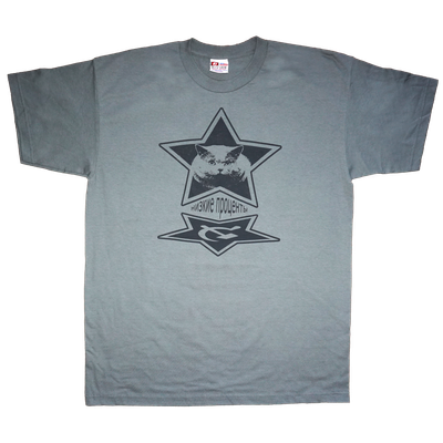 russian meow tee charcoal
