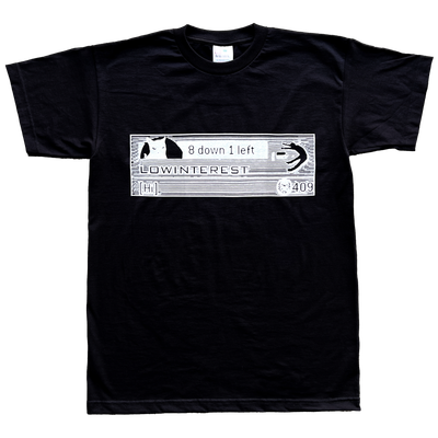 9 lives  tee black