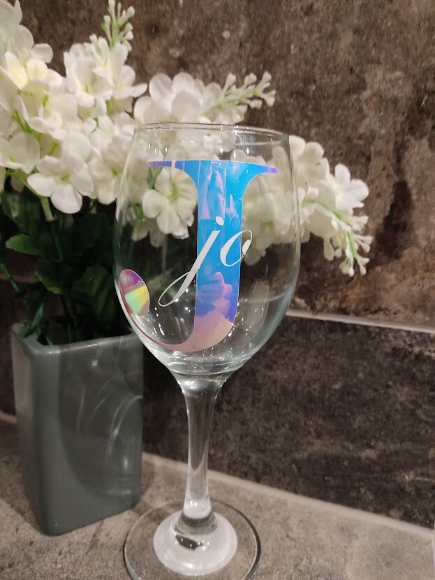Personalised Wine Glass Initial/Name